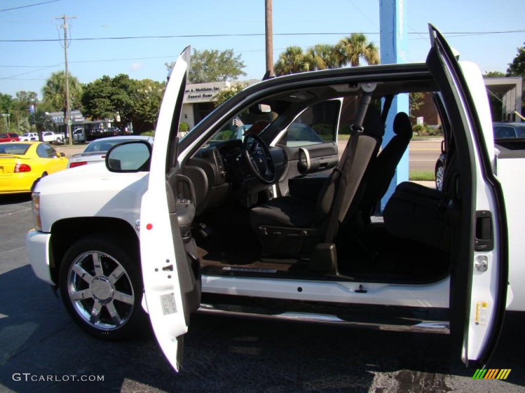 2009 Silverado 1500 LT Extended Cab - Summit White / Ebony photo #10