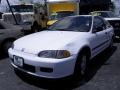 1993 Frost White Honda Civic DX Coupe  photo #6