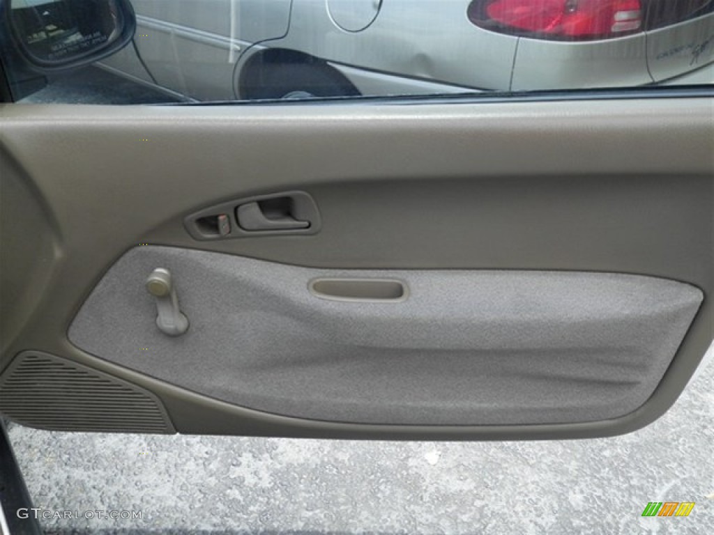 1993 Civic DX Coupe - Frost White / Beige photo #14