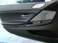 Black Nappa Leather 2012 BMW 6 Series 650i Coupe Door Panel