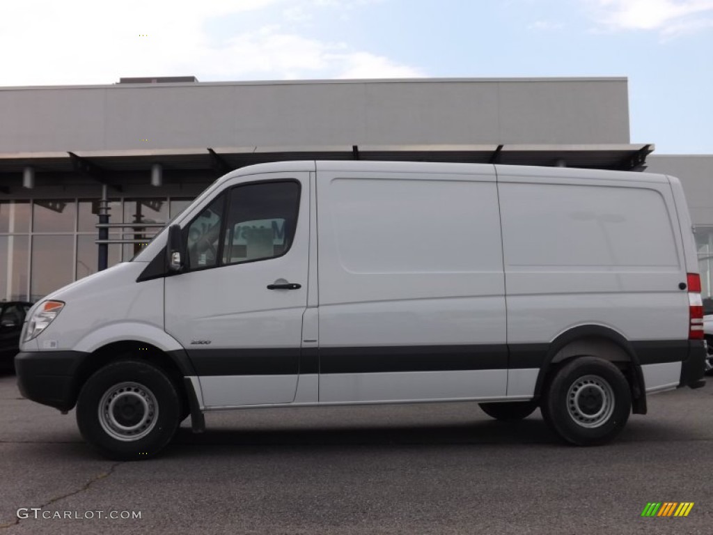 2012 Sprinter 2500 Cargo Van - Arctic White / Lima Black Fabric photo #1