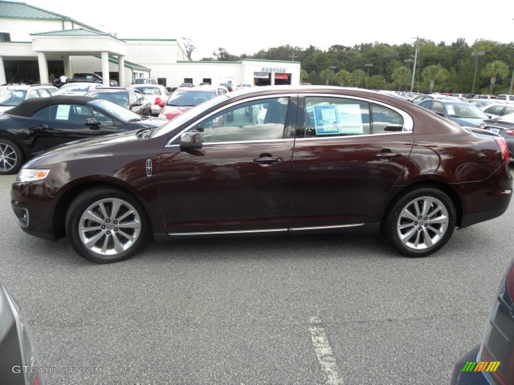 2009 MKS Sedan - Cinnamon Metallic / Charcoal Black photo #2