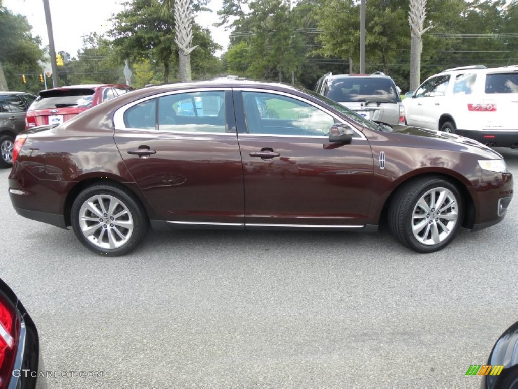 2009 MKS Sedan - Cinnamon Metallic / Charcoal Black photo #13