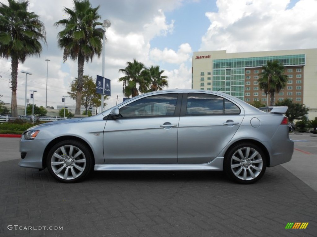 Apex Silver Metallic 2011 Mitsubishi Lancer GTS Exterior Photo #70232797