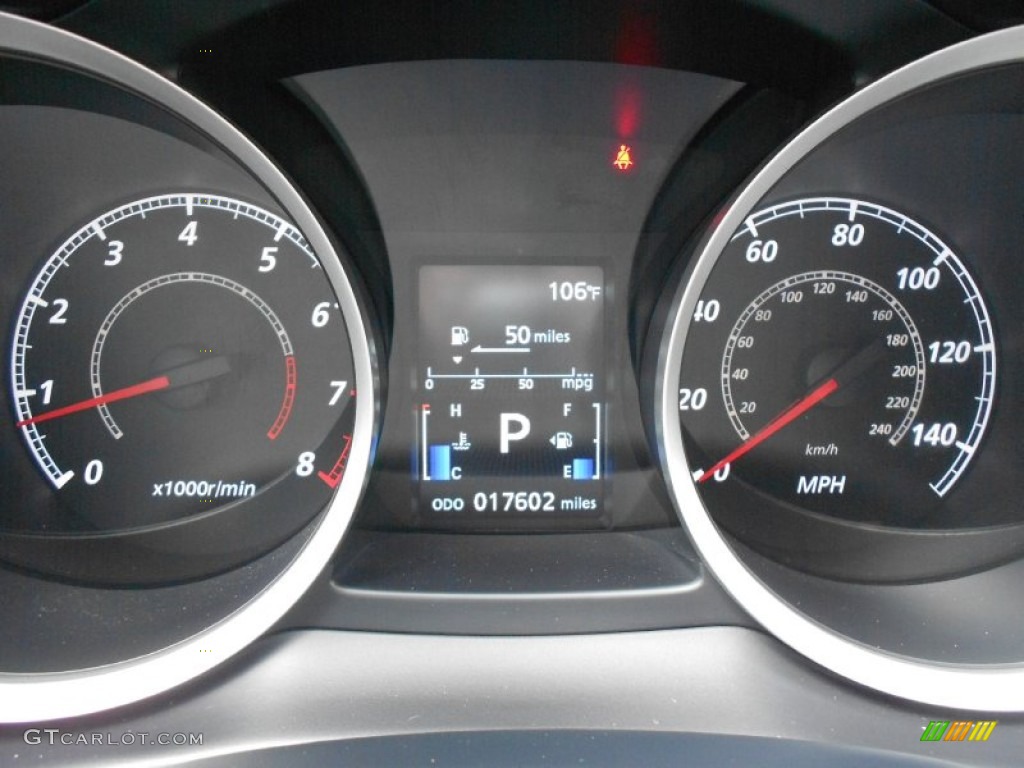 2011 Mitsubishi Lancer GTS Gauges Photo #70232986