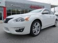 2013 Pearl White Nissan Altima 3.5 SV  photo #1