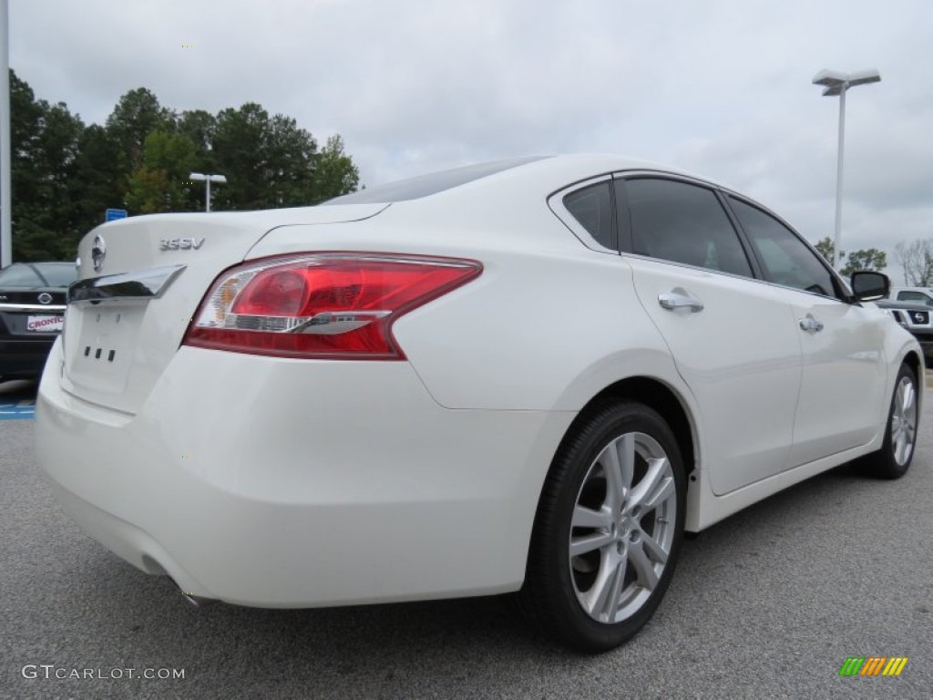 2013 Altima 3.5 SV - Pearl White / Beige photo #5