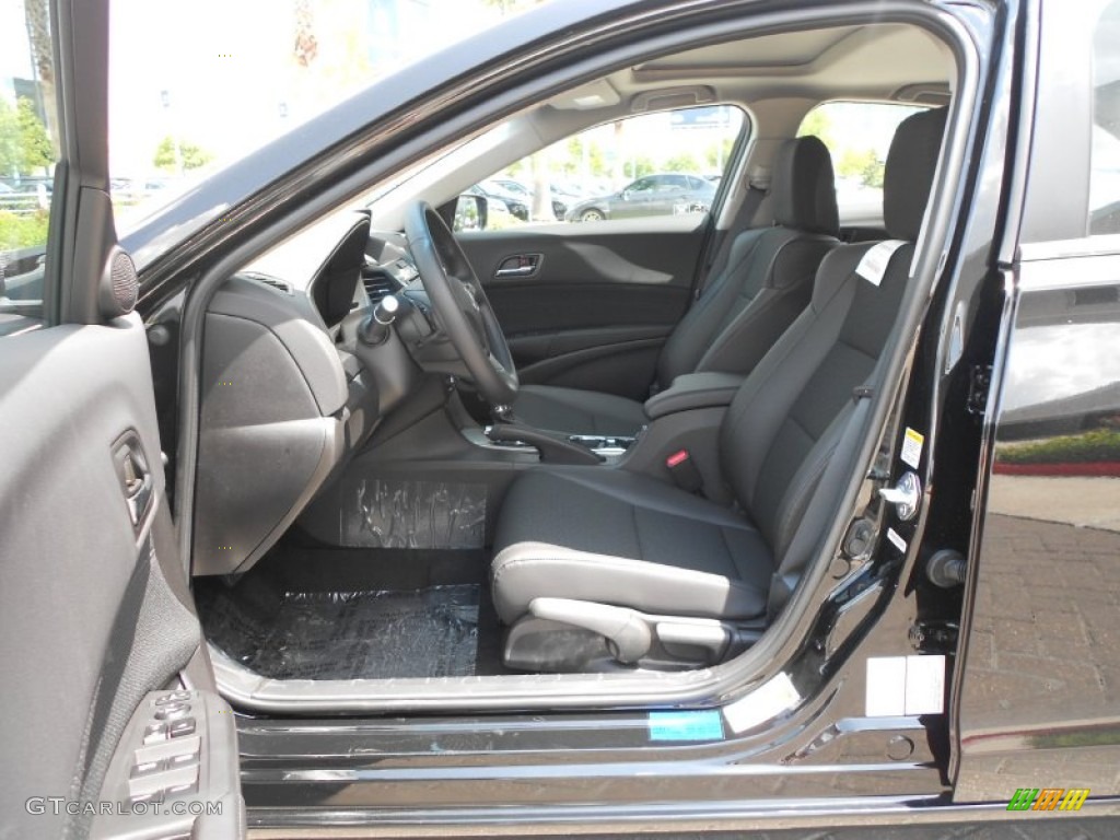 Ebony Interior 2013 Acura ILX 1.5L Hybrid Photo #70234375