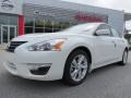 2013 Pearl White Nissan Altima 2.5 SV  photo #1