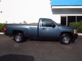 2010 Blue Granite Metallic Chevrolet Silverado 1500 Regular Cab  photo #2