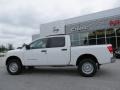 2012 Blizzard White Nissan Titan S Crew Cab 4x4  photo #2