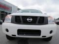 2012 Blizzard White Nissan Titan S Crew Cab 4x4  photo #8