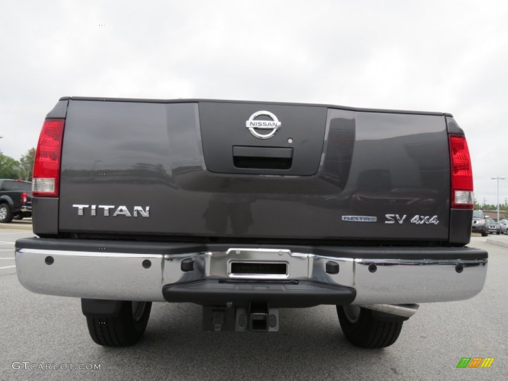 2012 Titan SV Crew Cab 4x4 - Smoke Gray / Charcoal photo #4