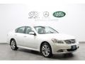 Moonlight White 2009 Infiniti M 35x AWD Sedan