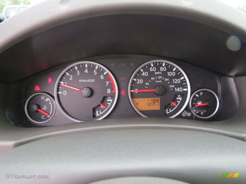 2012 Nissan Pathfinder Silver Gauges Photo #70235695