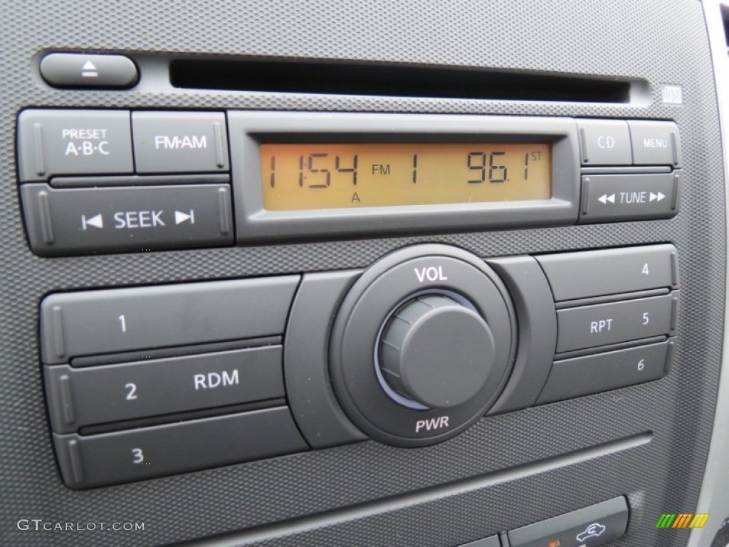 2012 Frontier SV Crew Cab - Super Black / Steel photo #16