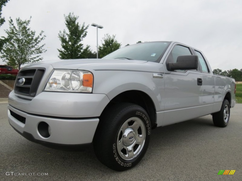 2006 F150 STX SuperCab - Silver Metallic / Medium/Dark Flint photo #3