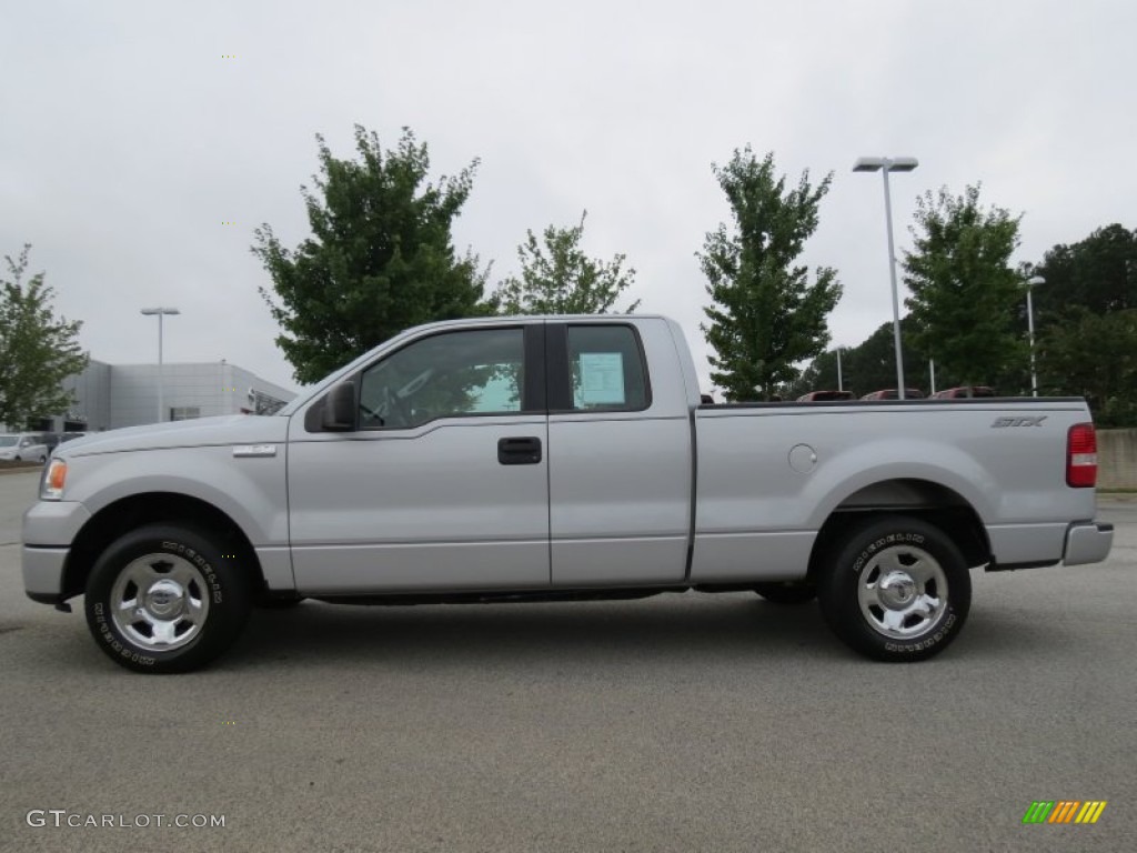 2006 F150 STX SuperCab - Silver Metallic / Medium/Dark Flint photo #4