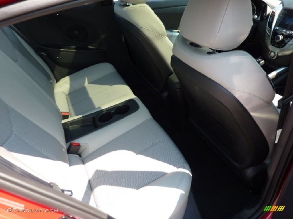 Gray Interior 2013 Hyundai Veloster Standard Veloster Model Photo #70237018