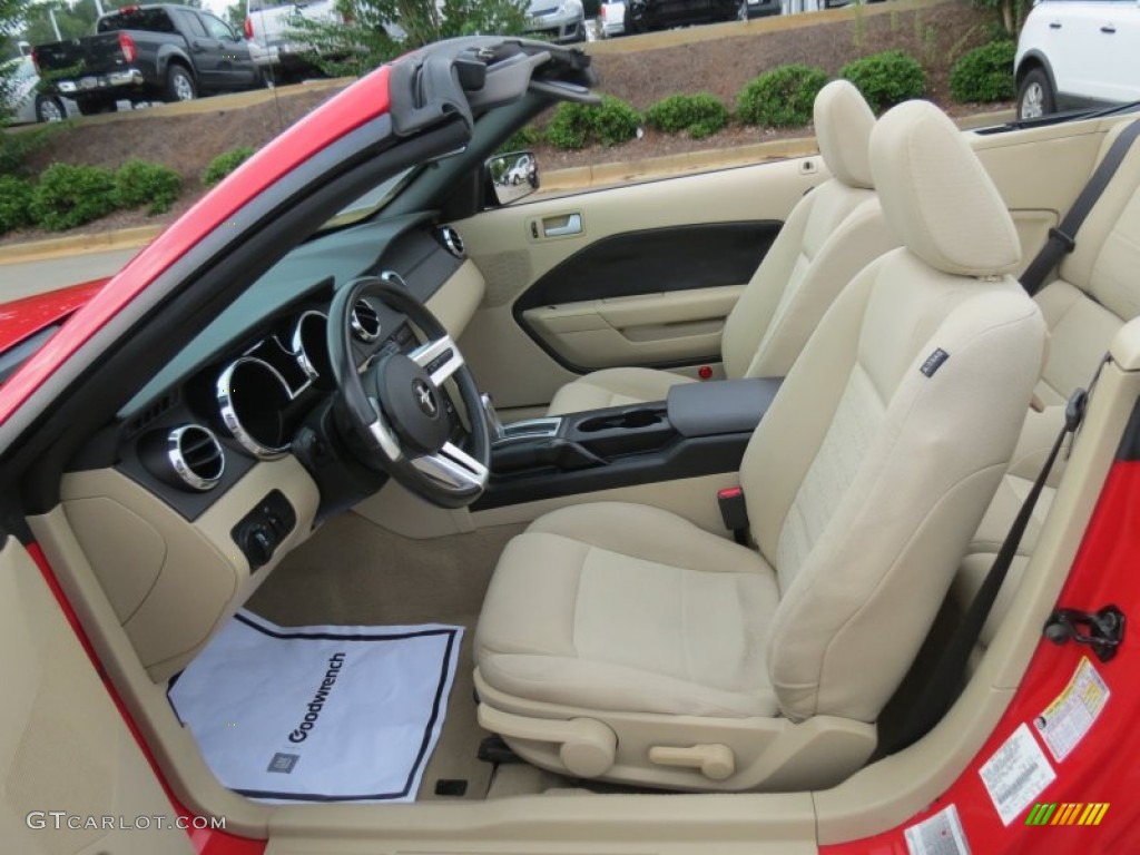 2008 Ford Mustang V6 Deluxe Convertible Front Seat Photos