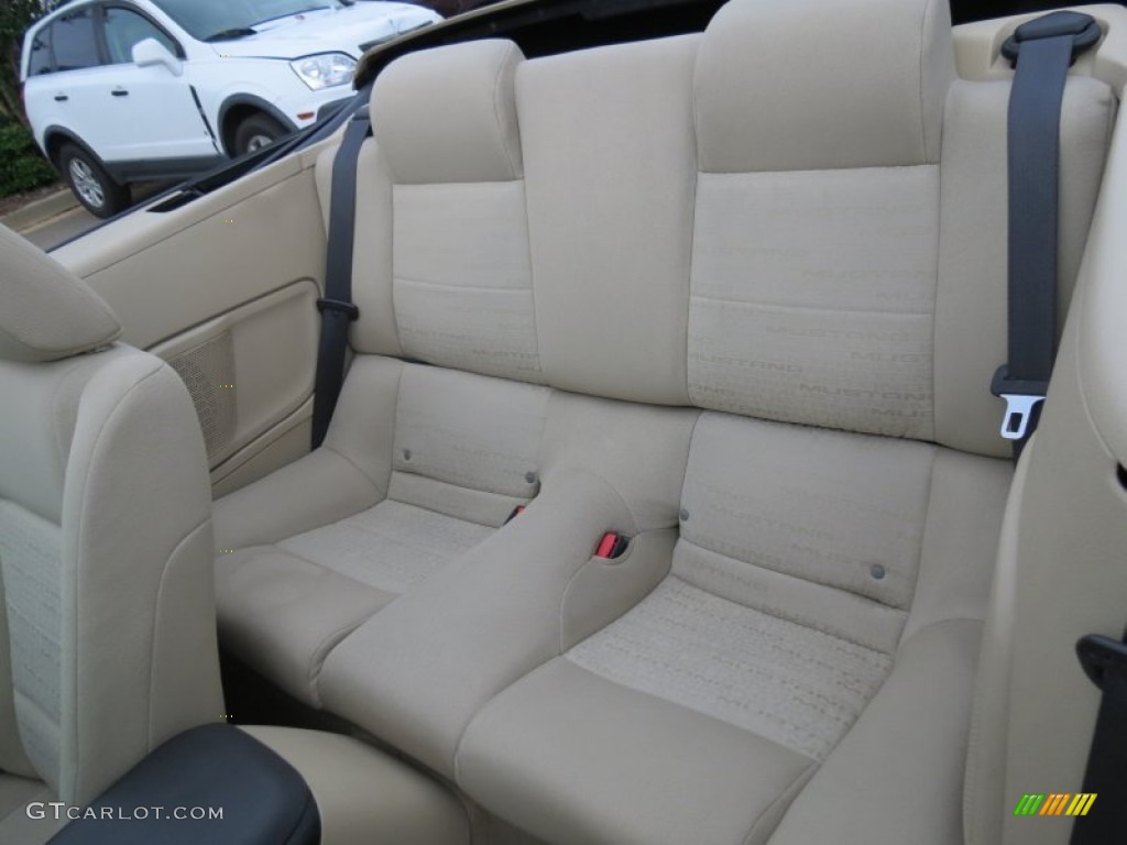 2008 Ford Mustang V6 Deluxe Convertible Rear Seat Photos