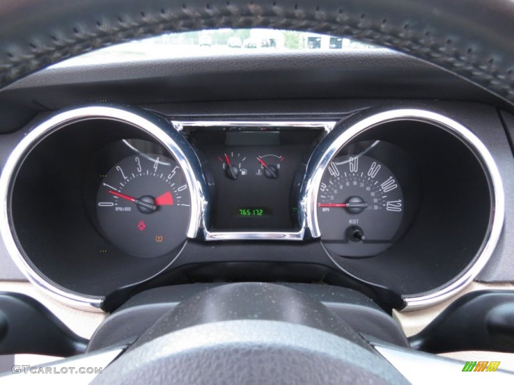 2008 Ford Mustang V6 Deluxe Convertible Gauges Photo #70237803