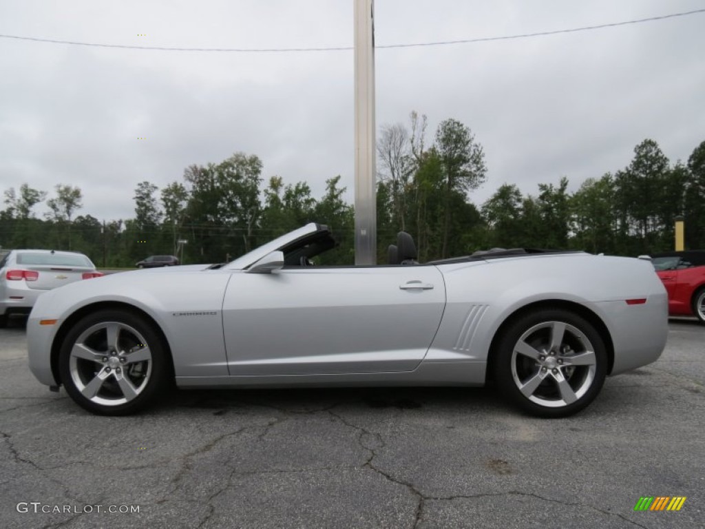 Silver Ice Metallic 2012 Chevrolet Camaro LT/RS Convertible Exterior Photo #70237891