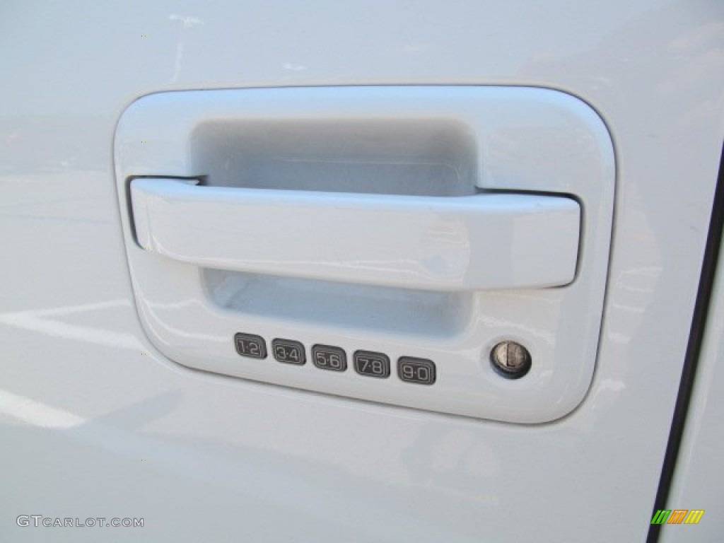 2010 F150 Lariat SuperCab 4x4 - Oxford White / Tan photo #7