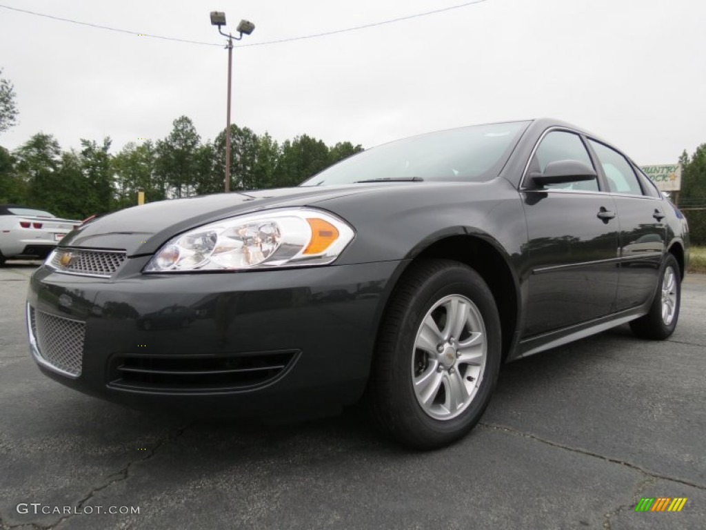 2012 Impala LS - Ashen Gray Metallic / Ebony photo #3