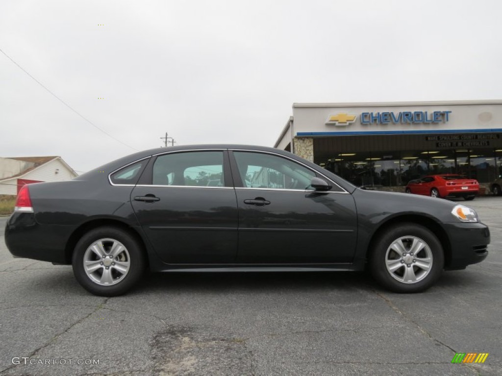 2012 Impala LS - Ashen Gray Metallic / Ebony photo #8