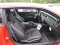 2012 Chevrolet Camaro Black Interior Front Seat Photo