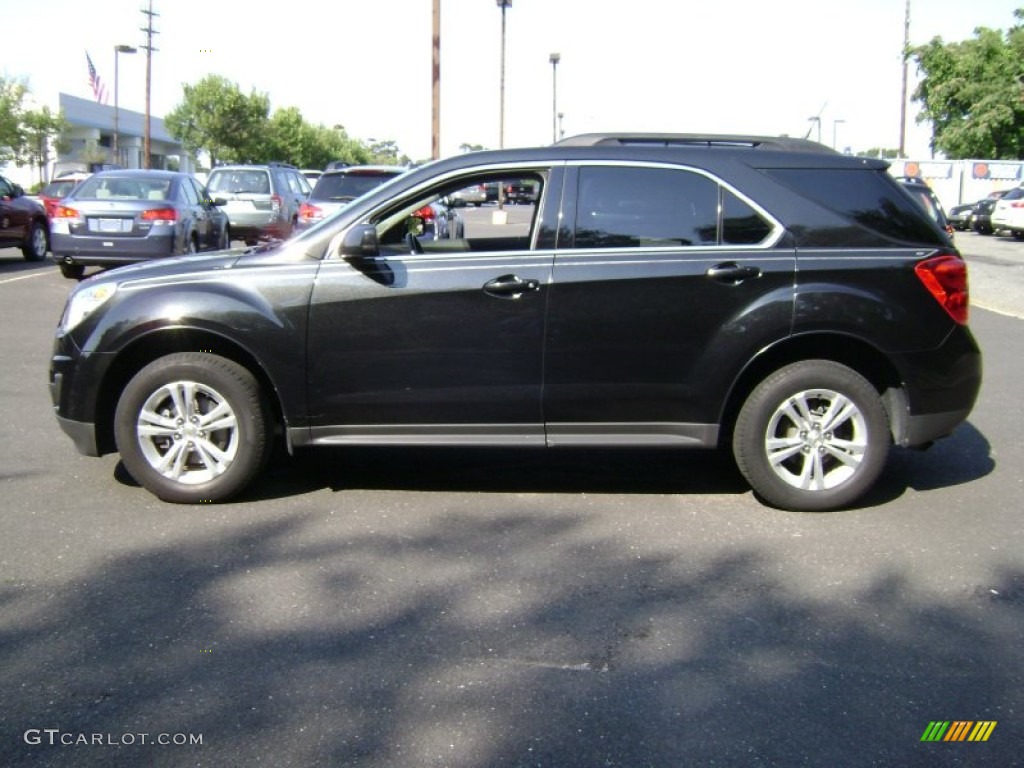 2010 Equinox LT - Black Granite Metallic / Jet Black photo #9