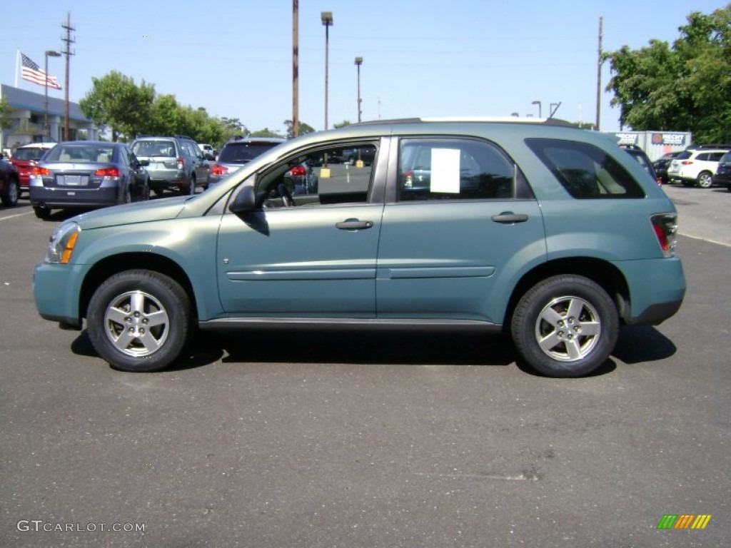 Golden Teal Metallic 2008 Chevrolet Equinox LS AWD Exterior Photo #70238830
