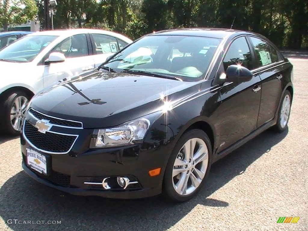 2013 Cruze LTZ/RS - Black Granite Metallic / Jet Black photo #1