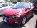 2013 Crystal Red Tintcoat Chevrolet Sonic LTZ Hatch  photo #1