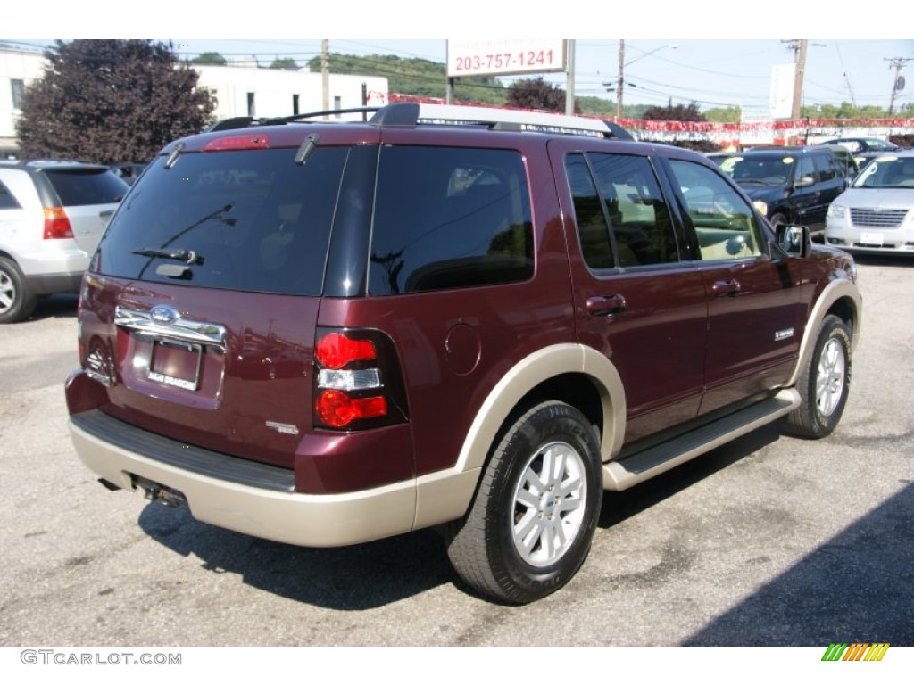 Dark Cherry Metallic 2006 Ford Explorer Eddie Bauer 4x4 Exterior Photo #70240363