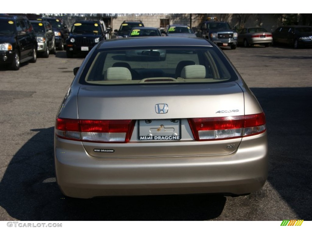 2003 Accord DX Sedan - Desert Mist Metallic / Ivory photo #5