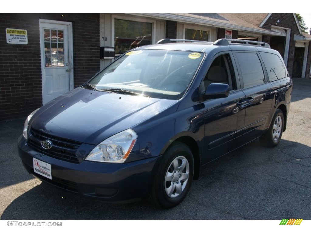 2008 Sedona EX - Velvet Blue Metallic / Beige photo #1