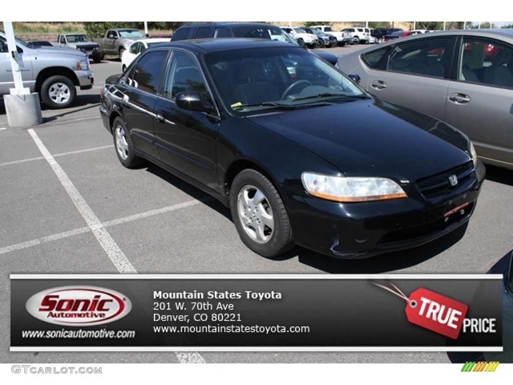 2000 Accord EX Sedan - Nighthawk Black Pearl / Quartz photo #1