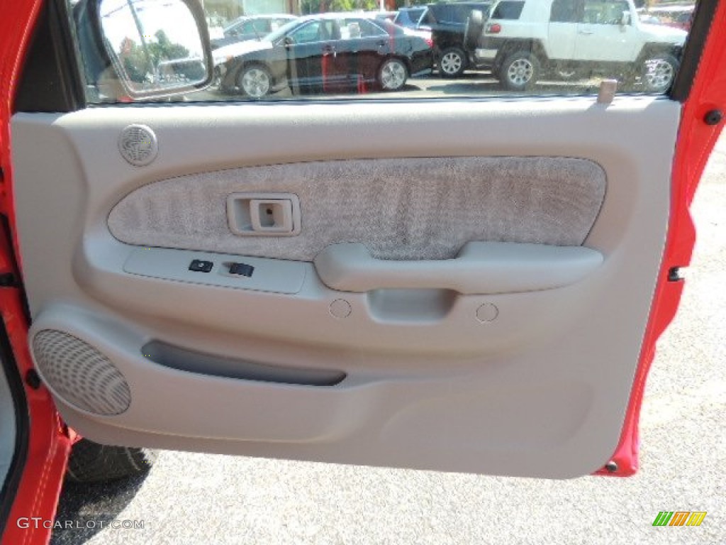 2003 Tacoma V6 TRD Double Cab 4x4 - Radiant Red / Oak photo #20