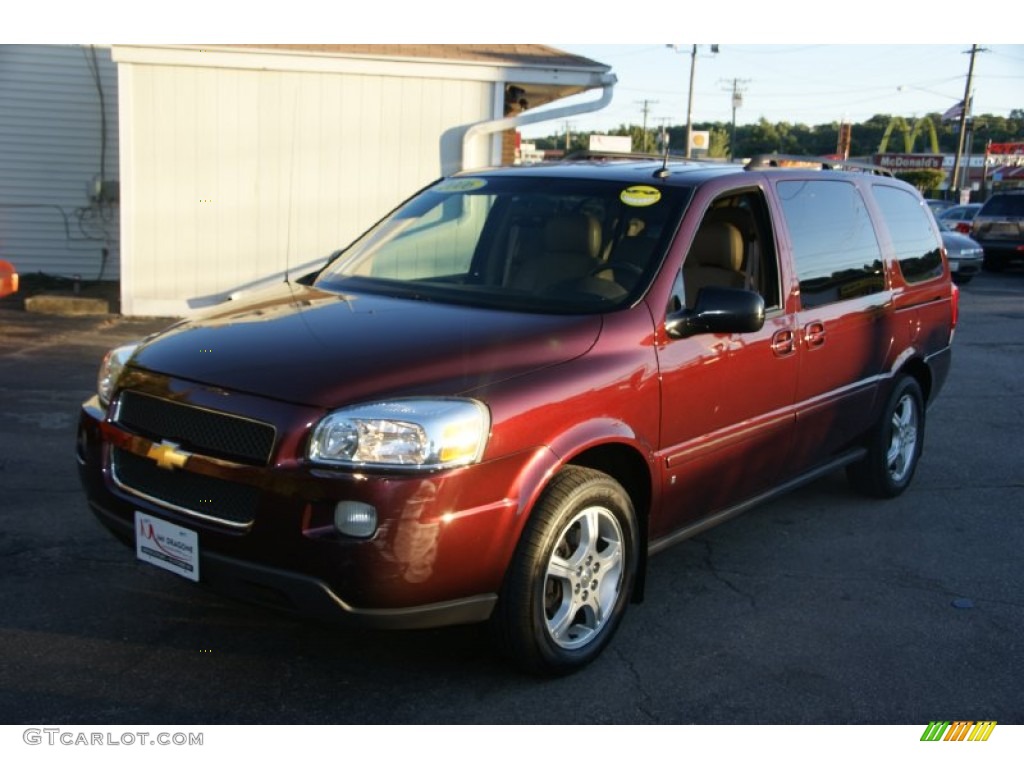 Bordeaux Red Metallic Chevrolet Uplander