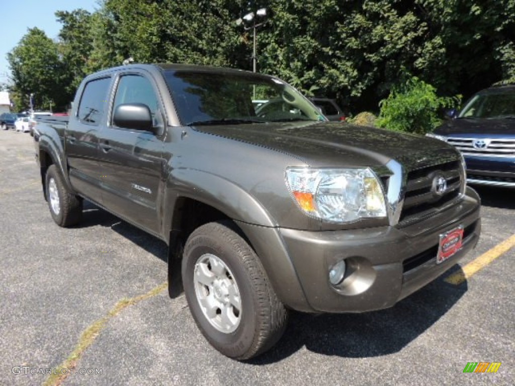 2009 Tacoma V6 SR5 Double Cab 4x4 - Pyrite Brown Mica / Sand Beige photo #5