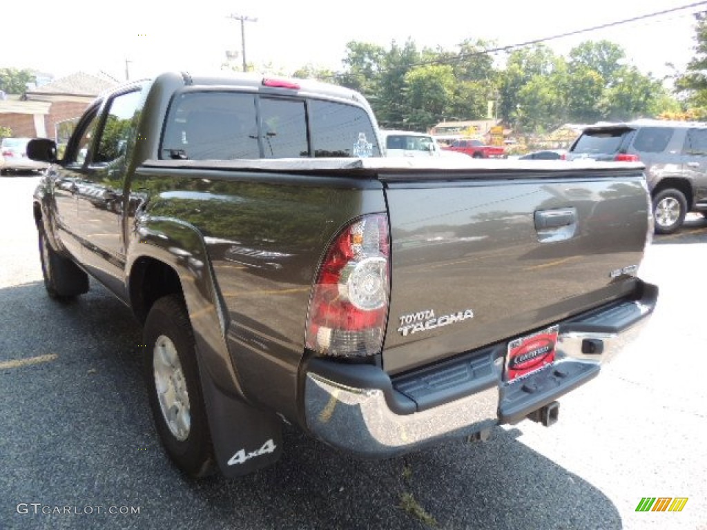 2009 Tacoma V6 SR5 Double Cab 4x4 - Pyrite Brown Mica / Sand Beige photo #8