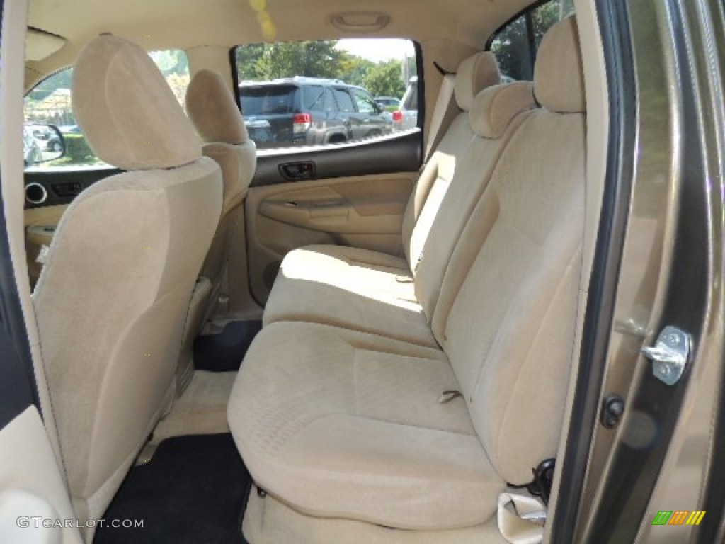 2009 Tacoma V6 SR5 Double Cab 4x4 - Pyrite Brown Mica / Sand Beige photo #17