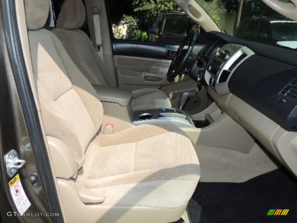 2009 Tacoma V6 SR5 Double Cab 4x4 - Pyrite Brown Mica / Sand Beige photo #21