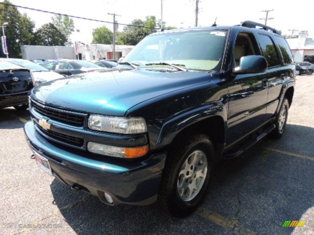 2005 Tahoe Z71 4x4 - Bermuda Blue Metallic / Tan/Neutral photo #3