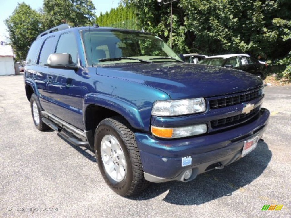 2005 Tahoe Z71 4x4 - Bermuda Blue Metallic / Tan/Neutral photo #5