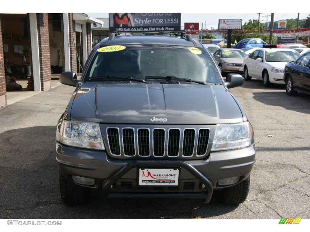 2003 Grand Cherokee Overland 4x4 - Graphite Metallic / Dark Slate Gray/Light Slate Gray photo #2
