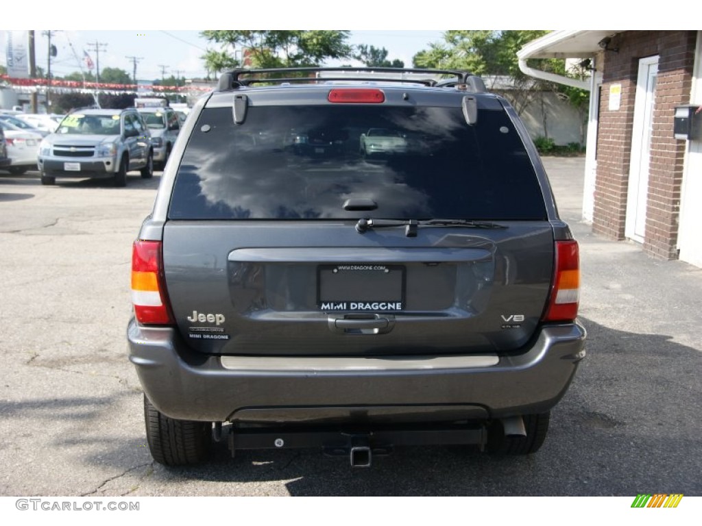 2003 Grand Cherokee Overland 4x4 - Graphite Metallic / Dark Slate Gray/Light Slate Gray photo #5
