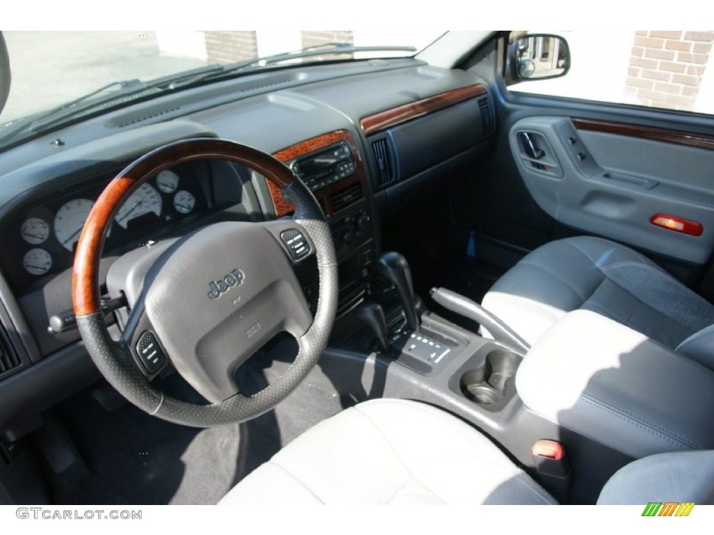 2003 Grand Cherokee Overland 4x4 - Graphite Metallic / Dark Slate Gray/Light Slate Gray photo #10